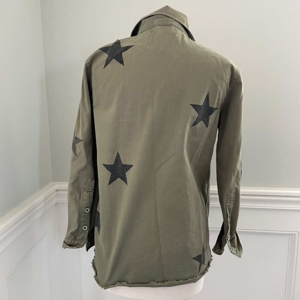 PISTOLA CAMILO STAR PRINT MILITARY JACKET SIZE S! - Picture 6 of 8